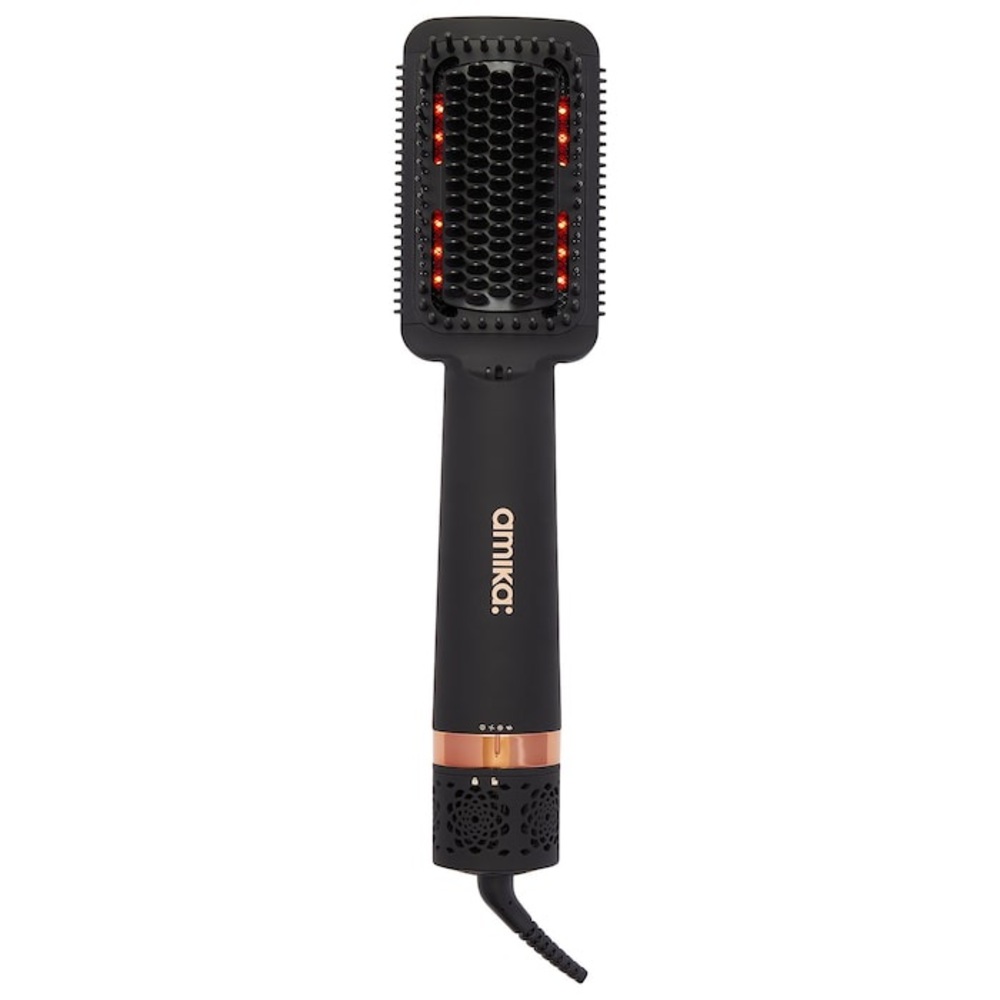 Amika Double Agent 2-in-1 Straightening Blow Dryer Brush